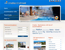 Tablet Screenshot of croatia-onlinetravel.com